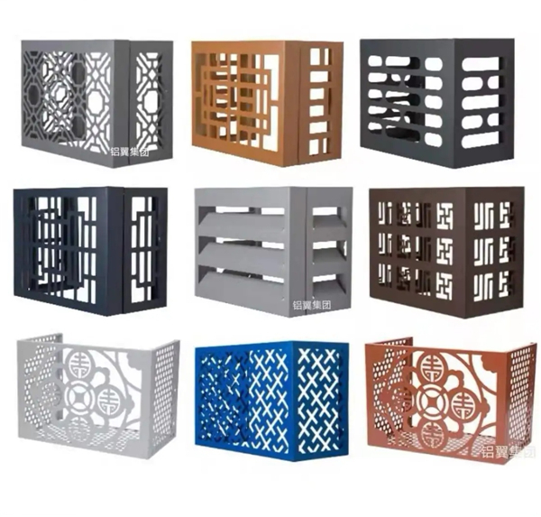 雕花空調外機罩鋁板定制
