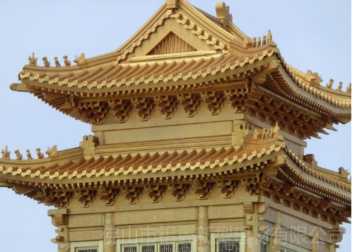 金屬鋁斗拱建筑